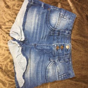 High waisted shorts